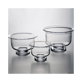 Simon Pearce Revere Bowl Small - Handcrafted Glass Serving Bowl for Salads, Fruits & Desserts - Perfect for Dining & Entertaining