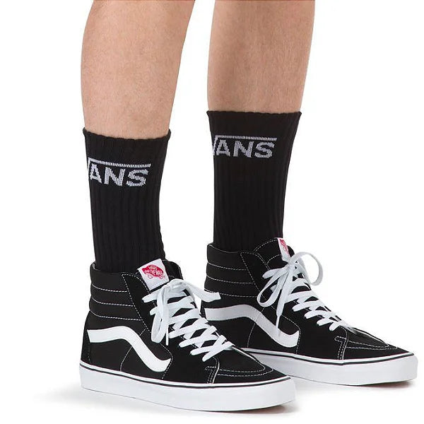 Vans Classic Crew Socks 3-Pack - Comfortable & Durable Cotton Socks for Men & Women - Perfect for Casual Wear, Sneakers & Everyday Outfits