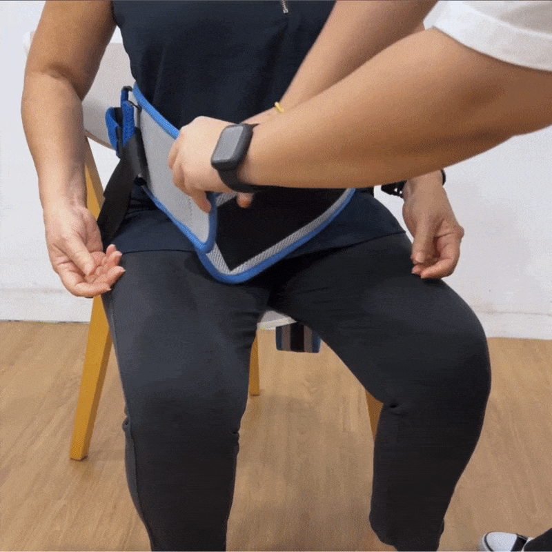 CarePlus Comfortable Transfer Support Belt with Thigh Strap - Ideal for Elderly Mobility Assistance & Patient Transfer Safety
