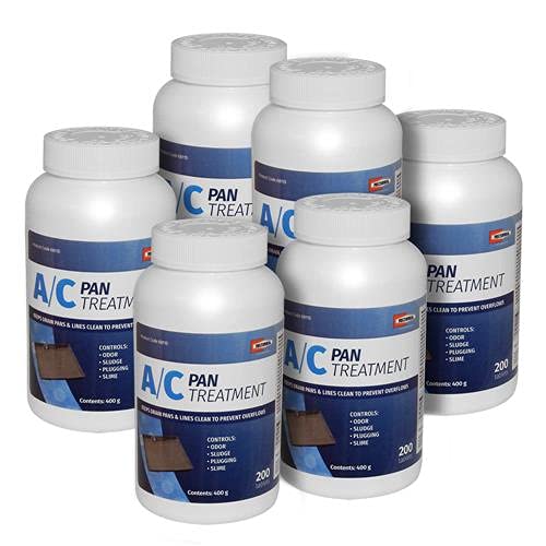 Hydrex AC Drain Pan Treatment Tabs - 12 Jars (200 Tablets Each) - Eliminate Odors & Prevent Clogs in Air Conditioner Drain Pans - Perfect for HVAC Maintenance & Home Cooling Systems
