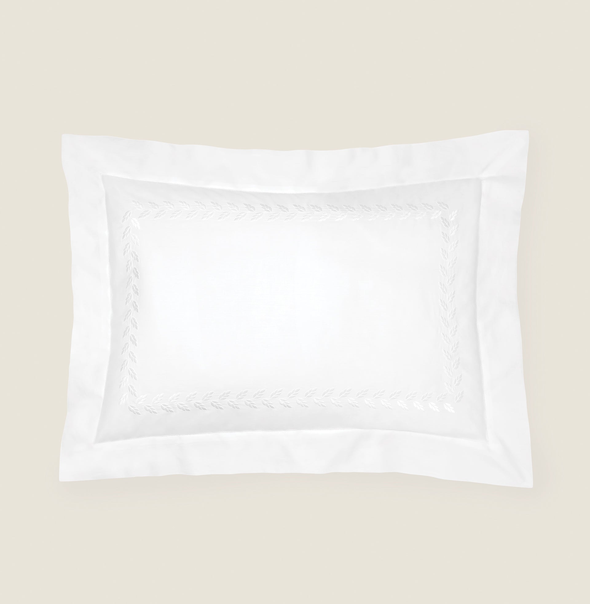 Luxury Custom Pratesi Federico King Size Sham - Premium Embroidered Bedding for Upscale Hotels & Master Bedrooms