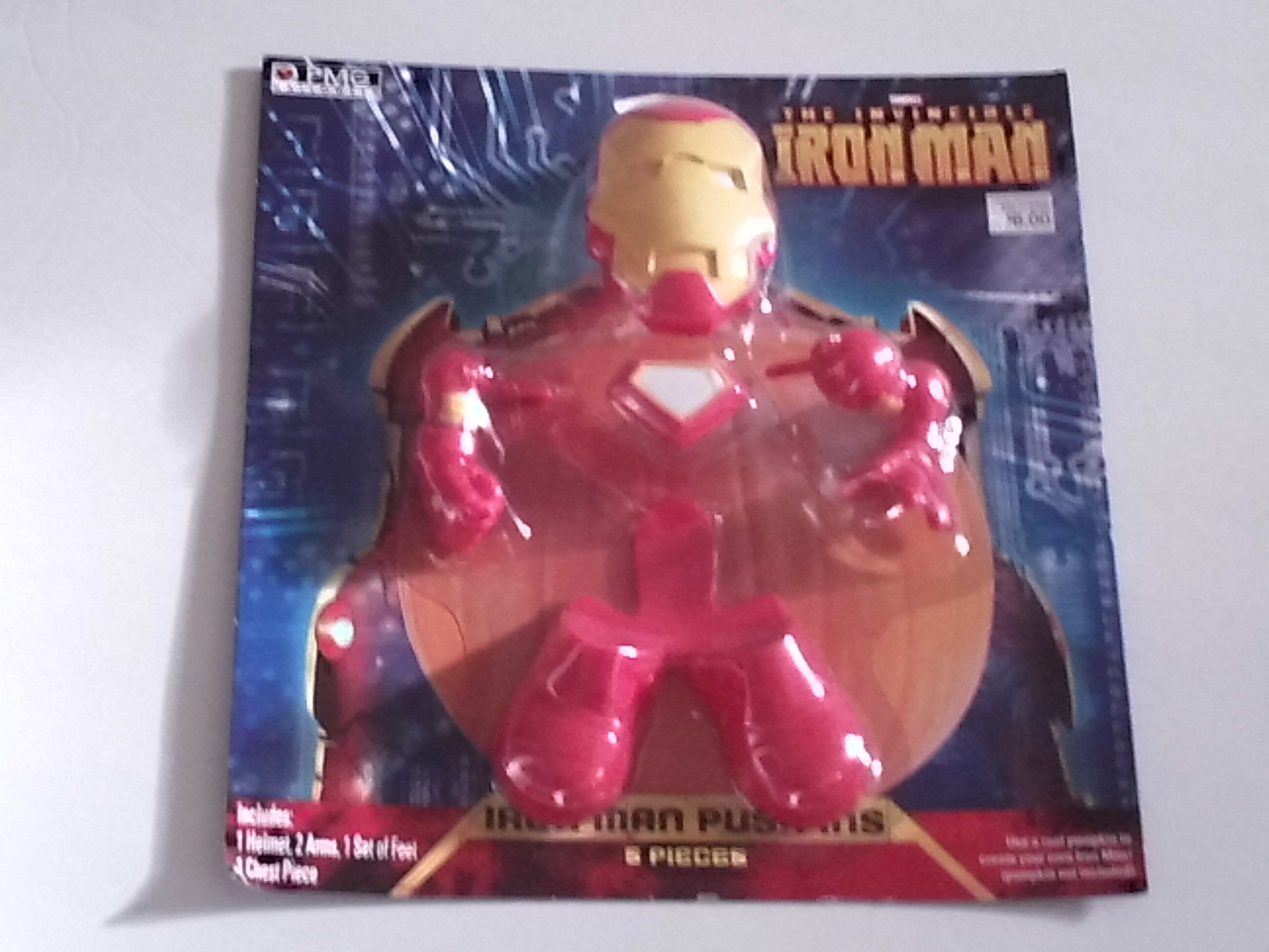 Iron Man Push Pins Set of 5 - Superhero Office Supplies for Bulletin Boards, Cork Boards & Home Organization - Perfect for Marvel Fans & Comic Book Lovers