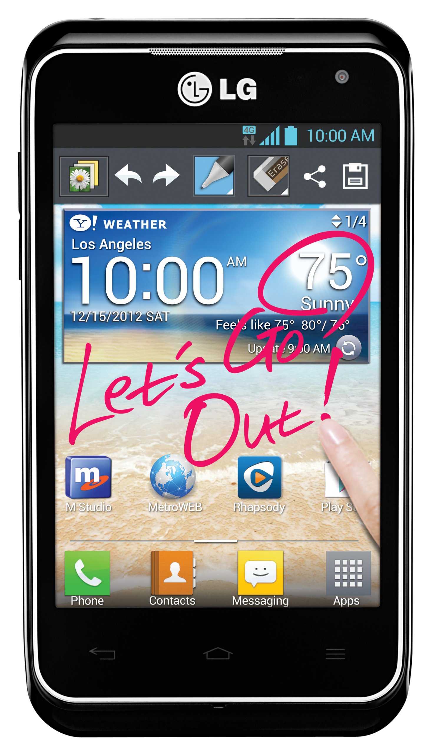 LG Motion 4G LTE Prepaid Android Smartphone - MetroPCS Compatible | Fast 4G Speed, Long Battery Life | Perfect for Travel, Business & Everyday Use