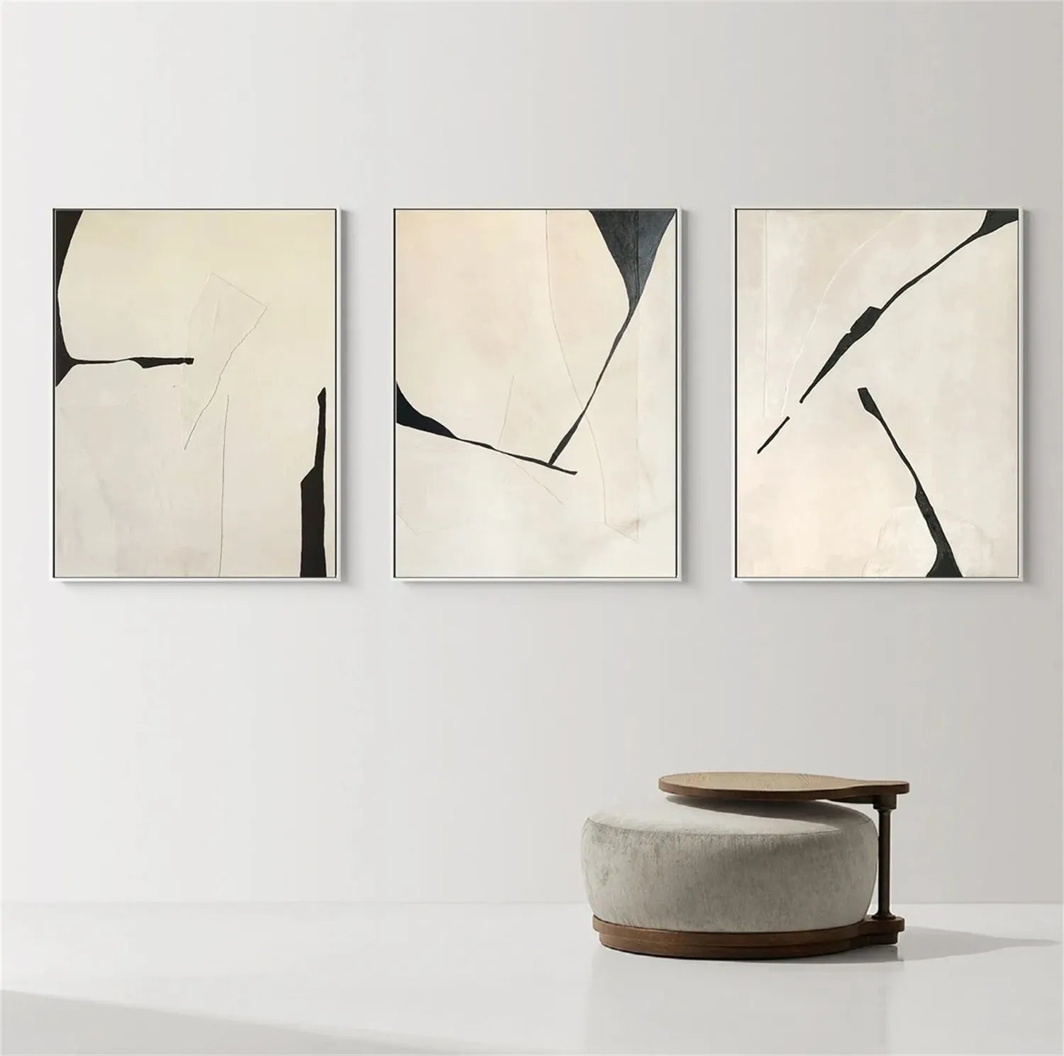 Abstract Painting Set of 3 - Modern Wall Art Canvas Prints for Living Room, Bedroom & Office Decor #AB211 | Perfect for Home & Office Interior Design