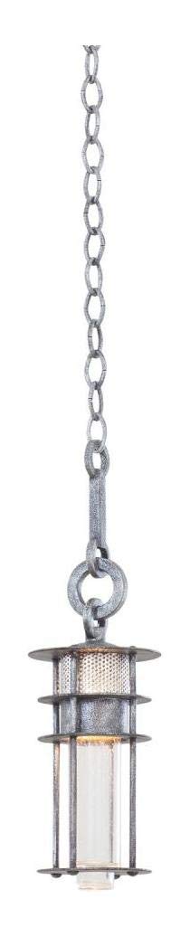 Rustic Iron Anchorage 1-Light Mini Pendant Light Fixture - Industrial Farmhouse Ceiling Lighting for Kitchen Island, Dining Room & Entryway