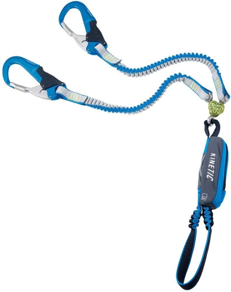 CAMP Kinetic Gyro Rewind Pro Via Ferrata Lanyard - Rock Climbing Safety Gear for Mountaineering & Adventure Sports | Durable Fall Protection Equipment for Outdoor Enthusiasts