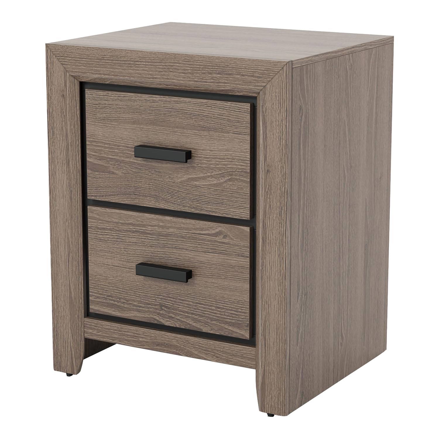Furniture of America FOA Livorn 5-Piece Gray Wood Bedroom Set - Twin Bed, 2 Nightstands, Dresser & Mirror | Complete Bedroom Furniture for Small Spaces & Guest Rooms
