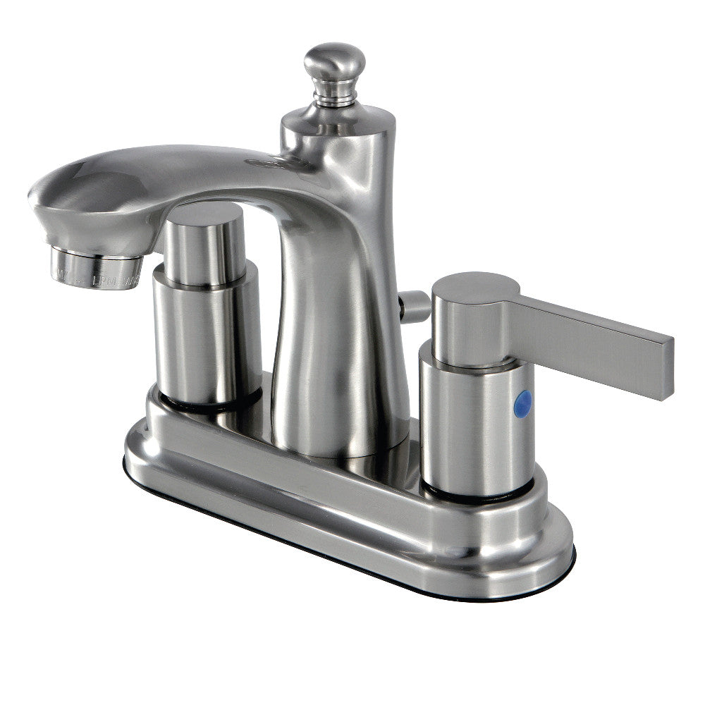 Kingston Brass FB7625NDL 4-Inch Centerset Bathroom Faucet - Chrome Finish, Single Handle, Easy Installation - Perfect for Bathroom Sink, Vanity, and Powder Room Remodeling