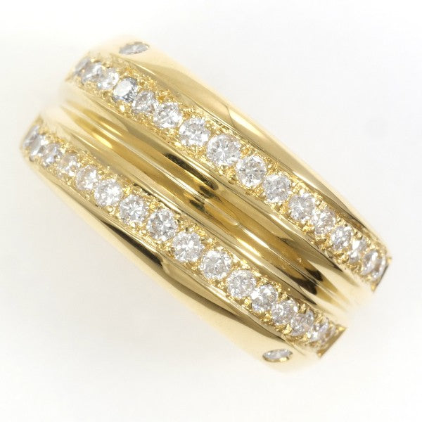 18K Yellow Gold Diamond Ring for Women - Elegant Solitaire Engagement & Wedding Band - Perfect for Proposals, Anniversaries & Special Occasions