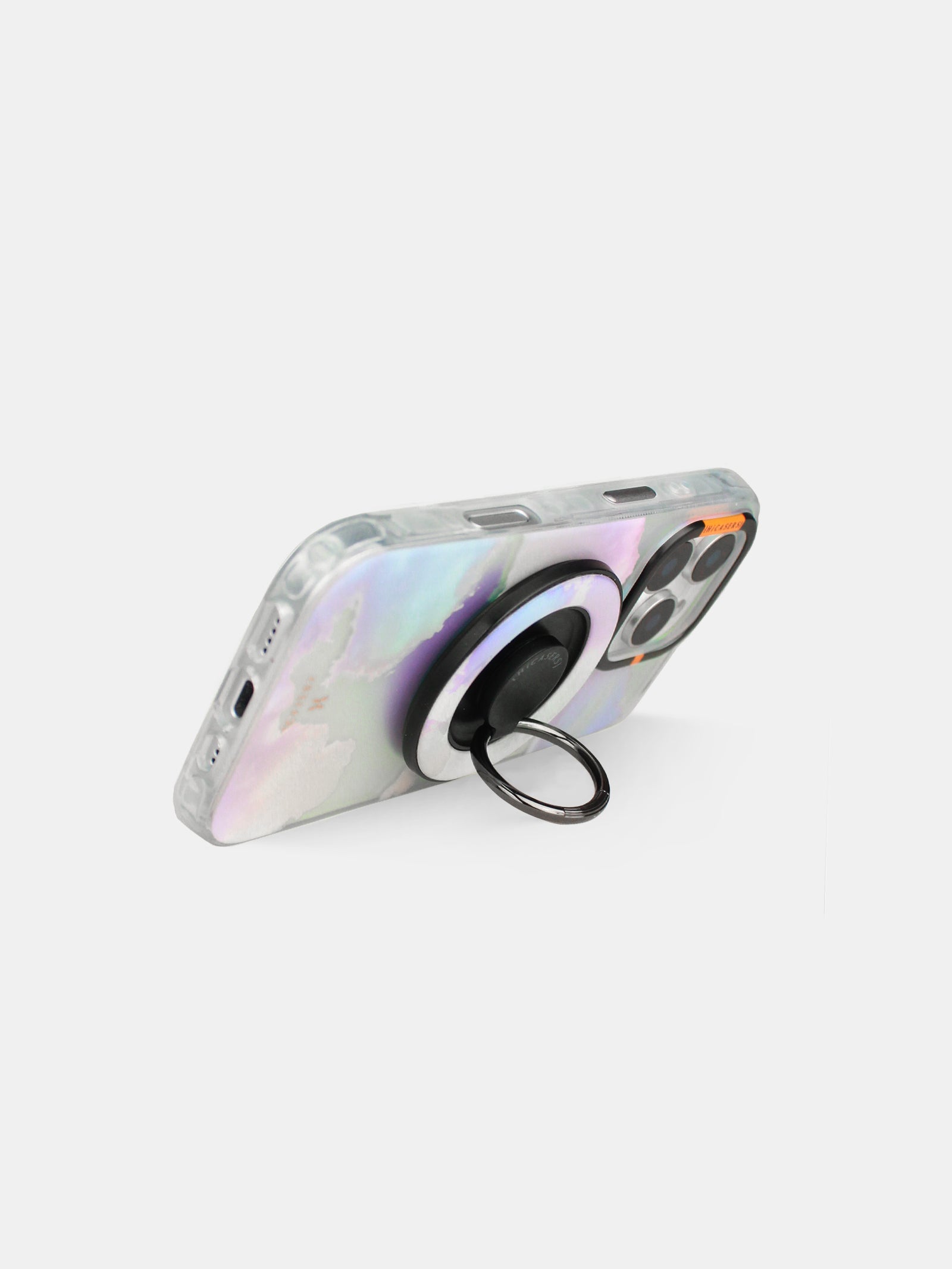 Magnetic Ring Spinner Stand - Magsafe Compatible Phone Holder with Rainbow Design for Stress Relief & Fidget Toys - Perfect for Office, Home & Travel Use