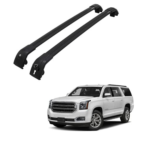 GMC Yukon & Yukon XL Roof Rack Cross Bars (2021-2022) - Heavy Duty Replacement Cargo Carrier for Kayak, Canoe, Bike, Snowboard & Luggage | Perfect for Road Trips & Outdoor Adventures