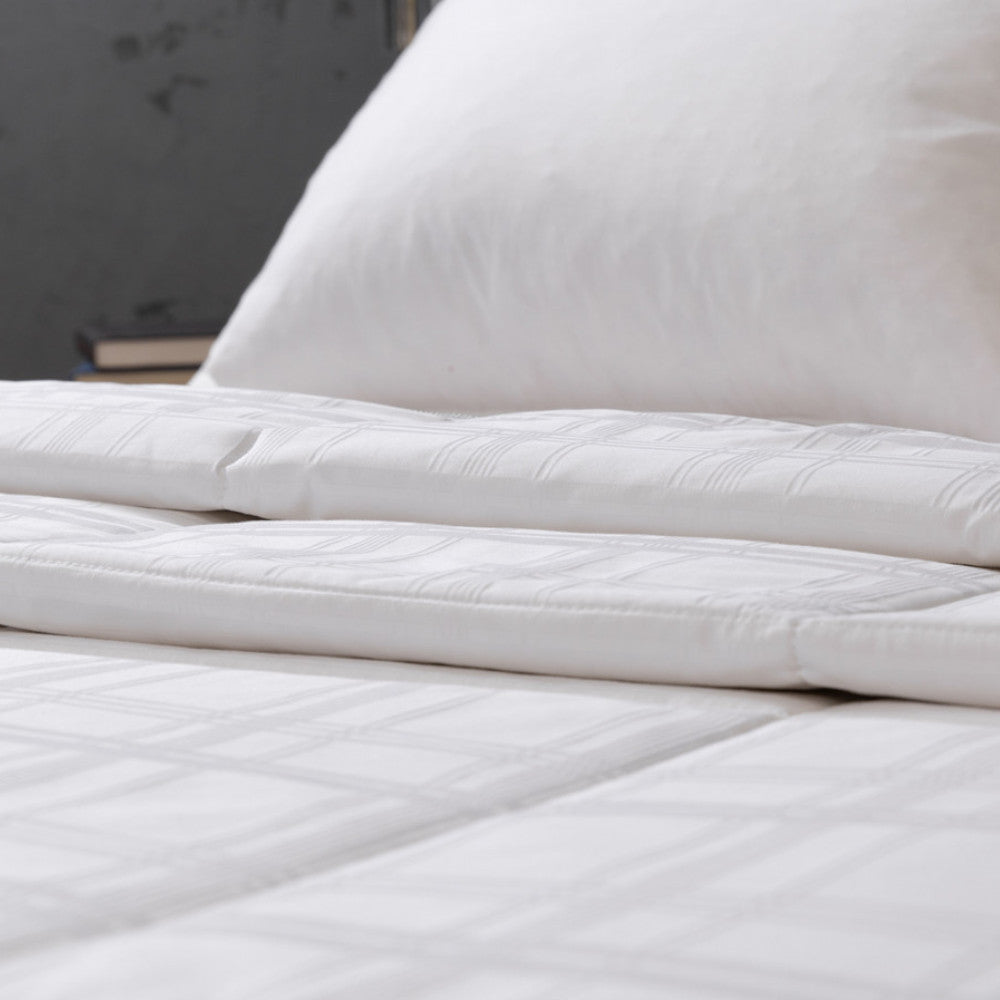 QEHOME Contessa 100% Mulberry Silk Duvet Cover King Size - Luxury Bedding for Hot Sleepers & Allergy Relief - Perfect for Master Bedroom & Hotel Style Decor