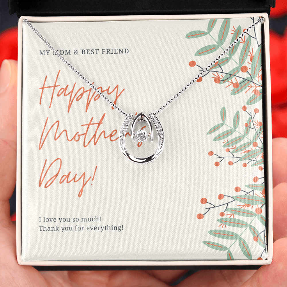 Elegant Mother's Day Jewelry Gift - Sterling Silver Necklace for Mom, Birthday, Anniversary - Perfect for Gifting & Special Occasions