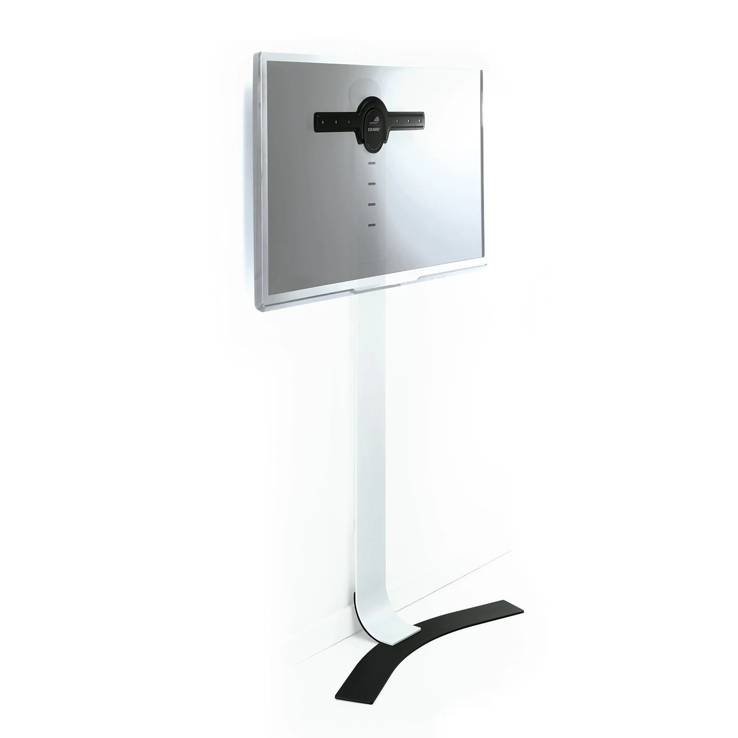Salamander Acadia Large White TV Wall Stand - Universal Mount for Flat Screen TVs up to 80
