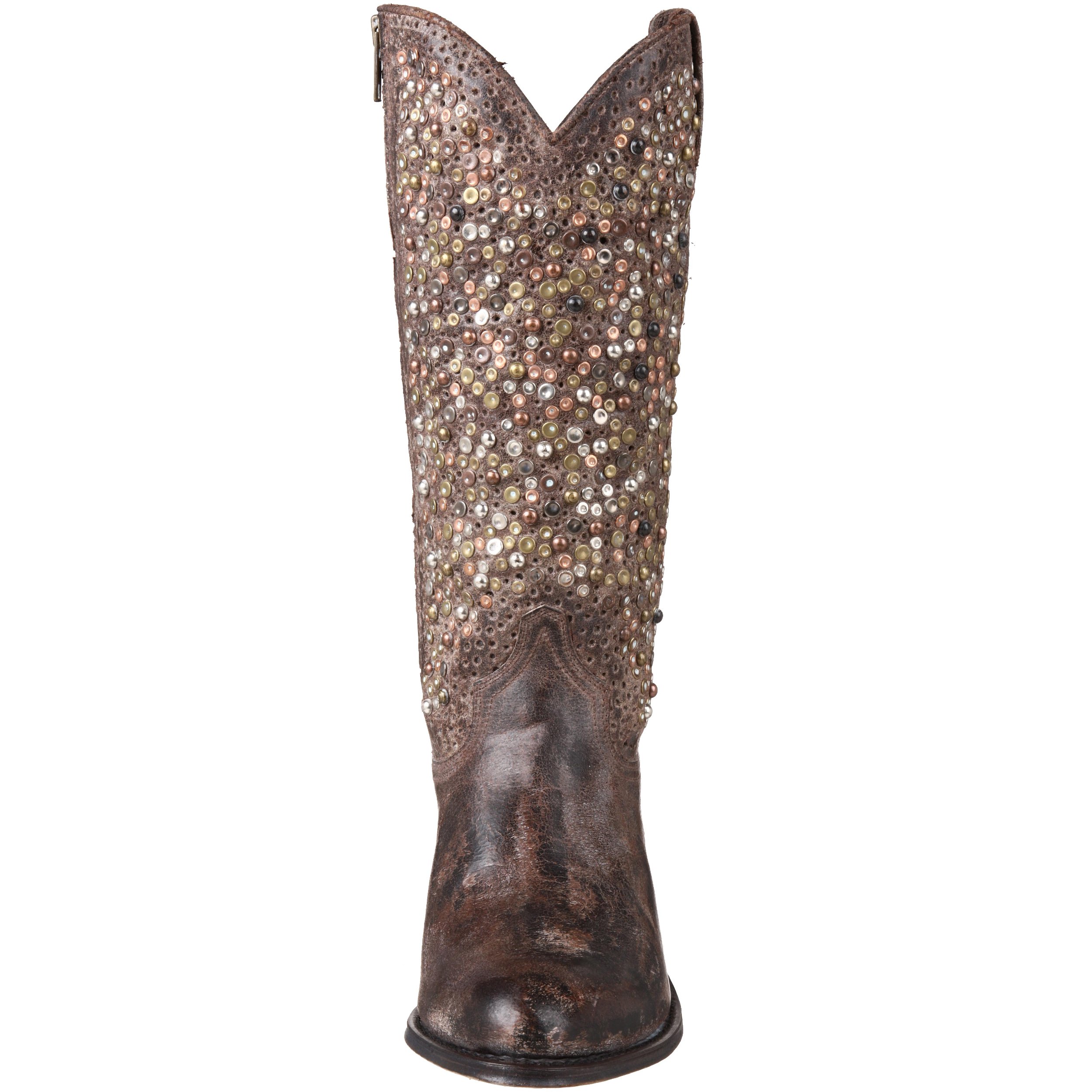 FRYE Women's Deborah Studded Tall Western Boots - Stylish Cowgirl Boots for Women, Leather Riding Boots with Studded Details | Perfect for Country Concerts, Rodeos & Western Fashion Outfits