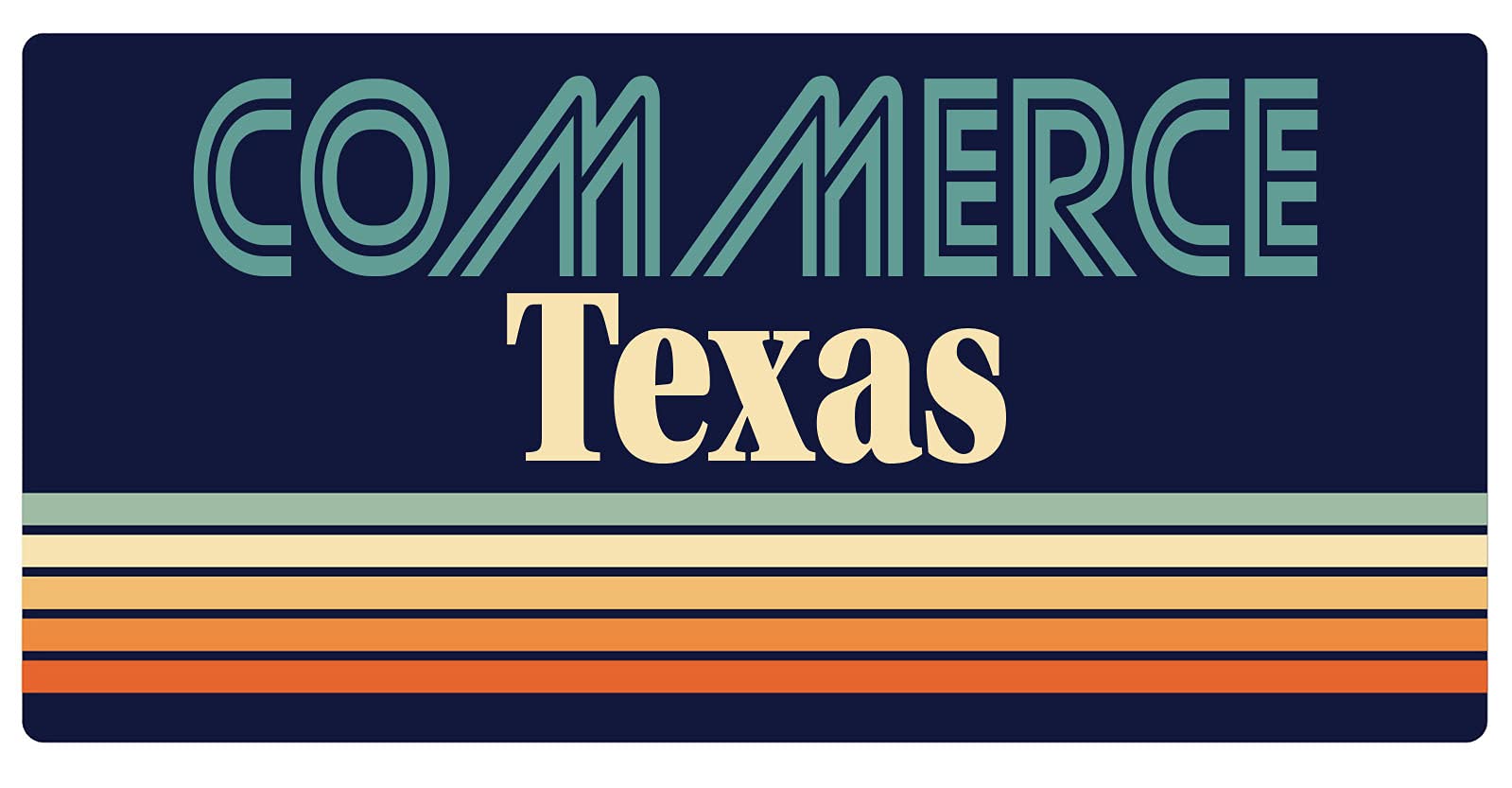 Vintage Texas Fridge Magnet 5 x 2.5 Inch - Retro Americana Decor for Refrigerators, Lockers & Metal Surfaces - Perfect for Home, Office & Travel Souvenirs