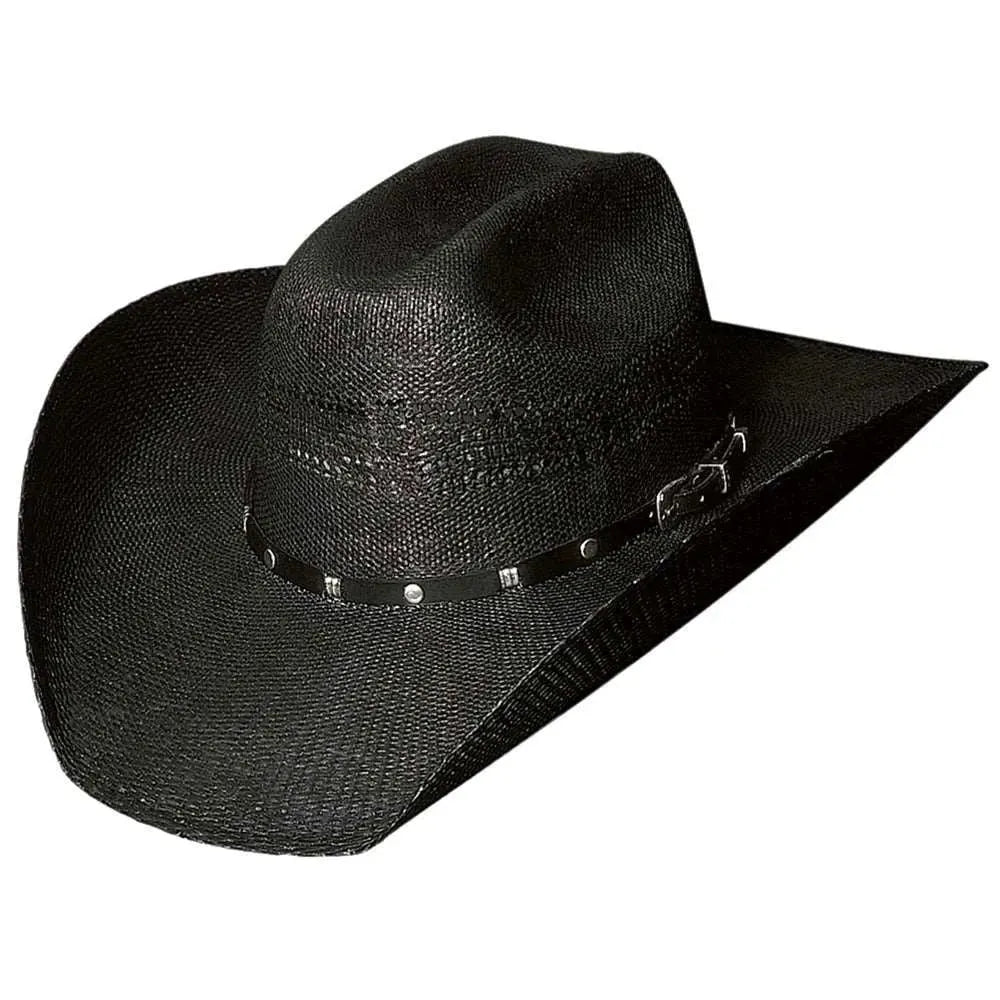 Bullhide Black Arrow (20X) Straw Cowboy Hat - Western Style Sun Protection for Men & Women - Perfect for Rodeo, Ranch Work, and Outdoor Adventures