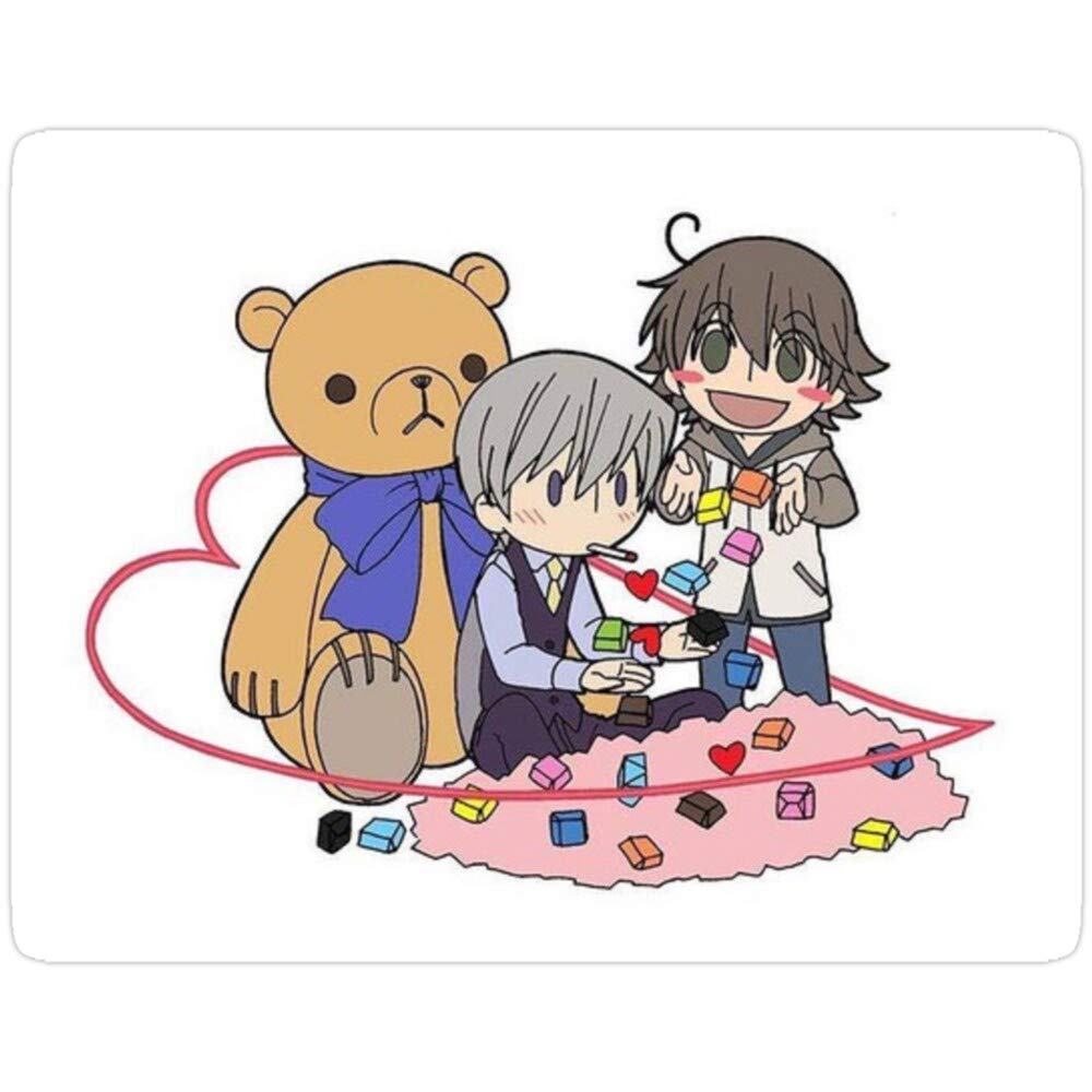3 Pack Funny Vinyl Stickers for Laptop, Phone, Car, Guitar, Fridge - Cute Yaoi Anime Decals for Water Bottles, Notebooks & DIY Crafts