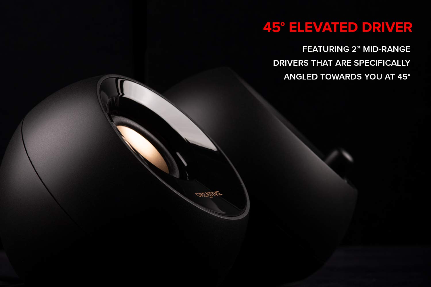 Creative Pebble Plus 2.1 USB-Powered Desktop Speakers with Down-Firing Subwoofer, Far-Field Drivers, 8W RMS Power for PC & Laptop – Ideal for Home Office, Gaming, and Multimedia (Black)