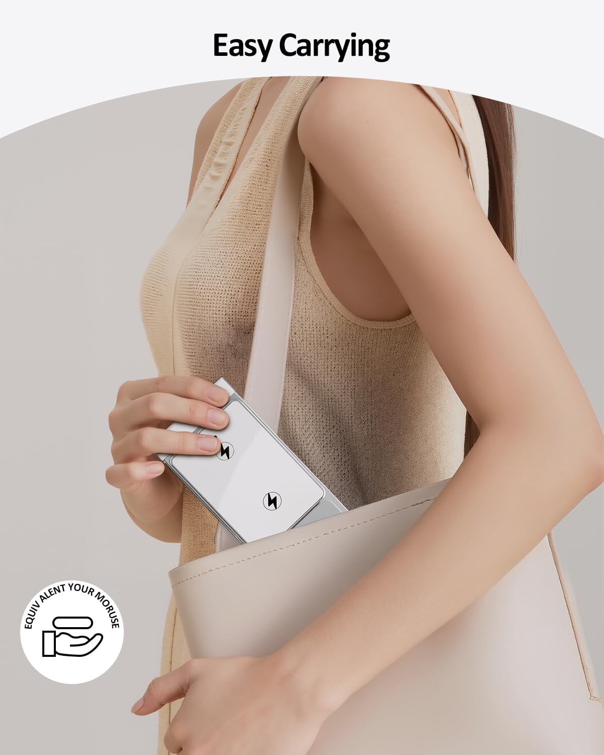 15W Fast Wireless Charger with Sleep-Friendly Adaptive Light - Compatible with iPhone 16/15/14/13 Pro/XS/8 Plus & Samsung Galaxy S23/S22/S21/Note 20 - Silver | Perfect for Bedside, Office & Travel Charging