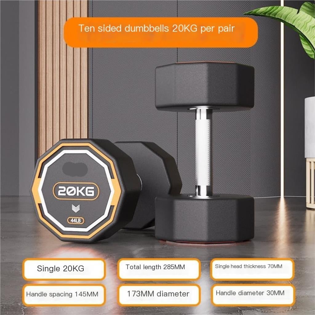 Premium Steel Dumbbell Set 5-60kg for Home Gym - Adjustable Weight Training Equipment for Men & Women - Strength Exercise, Muscle Building, Full Body Workout - Perfect for Home Fitness, CrossFit & Personal Training