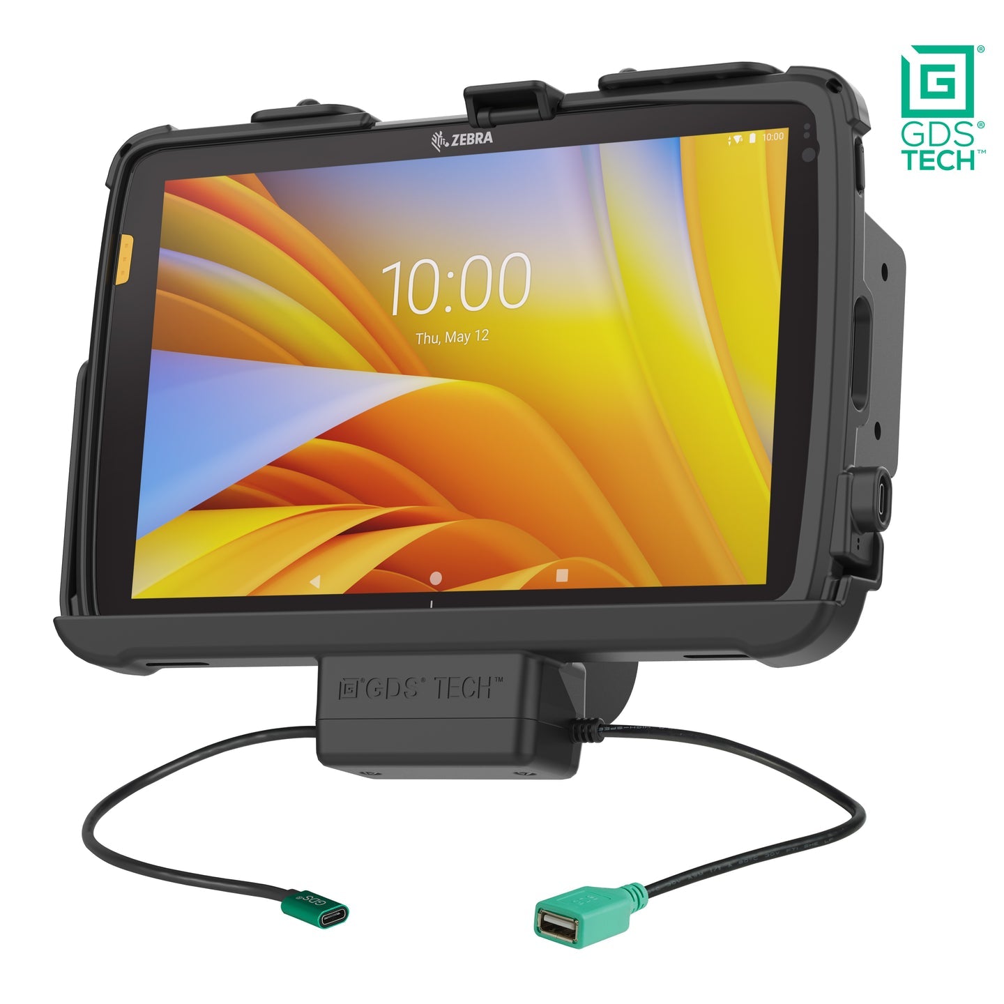 GDS® Power & Data Dock for Zebra ET4x 10 Tablet with IntelliSkin® - Fast Charging Station | Perfect for Retail, Warehouse & Healthcare Workflows (RAM GDS DOCK ZE21PDU)