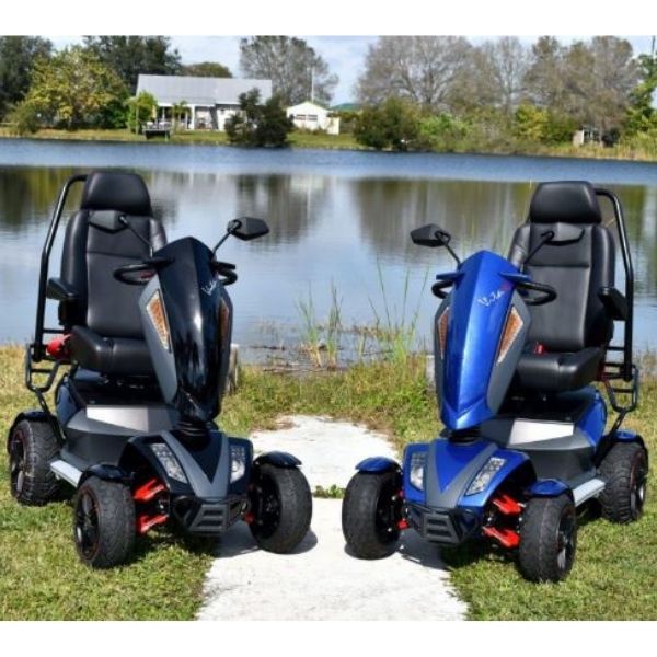 EV Rider Vita Monster 4 Wheel Mobility Scooter - Heartway S12X Electric Powerchair for Adults & Seniors | Indoor & Outdoor Use, Shopping, Travel, Park Rides