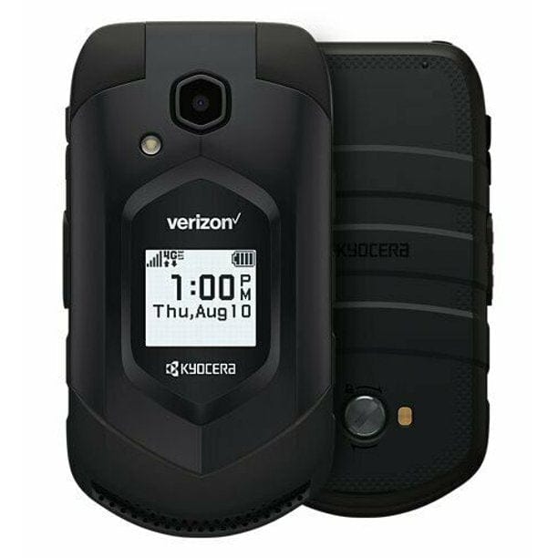 Kyocera DuraXV E4610 LTE Rugged Flip Phone - Verizon Unlocked, Waterproof & Durable - Perfect for Construction, Outdoor Work & Emergency Use