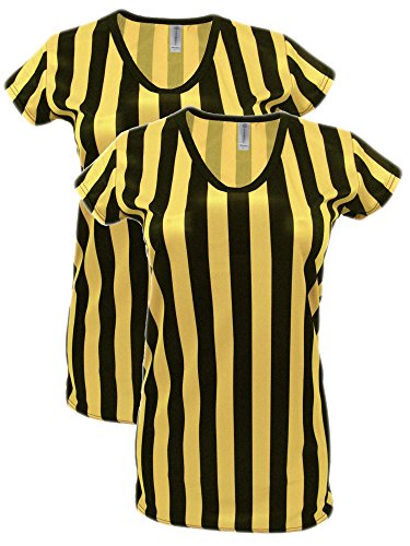 2 Black/Yellow Shirts