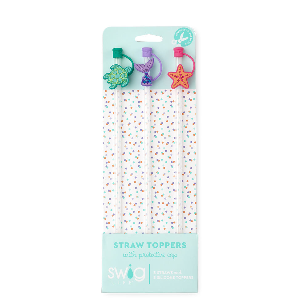 Eco-Friendly Silicone Straw Topper Set - Reusable & BPA-Free for Smoothies, Boba Tea, and Cocktails - Perfect for Home, Office, and Parties