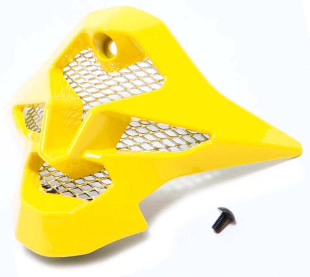 Shoei VFX-W Sleek Mouth Piece Motorcycle Helmet Accessories - Brilliant Yellow/One Size | Replacement Mouth Guard for MX & Off-Road Riding | Dirt Bike & Motocross Protective Gear