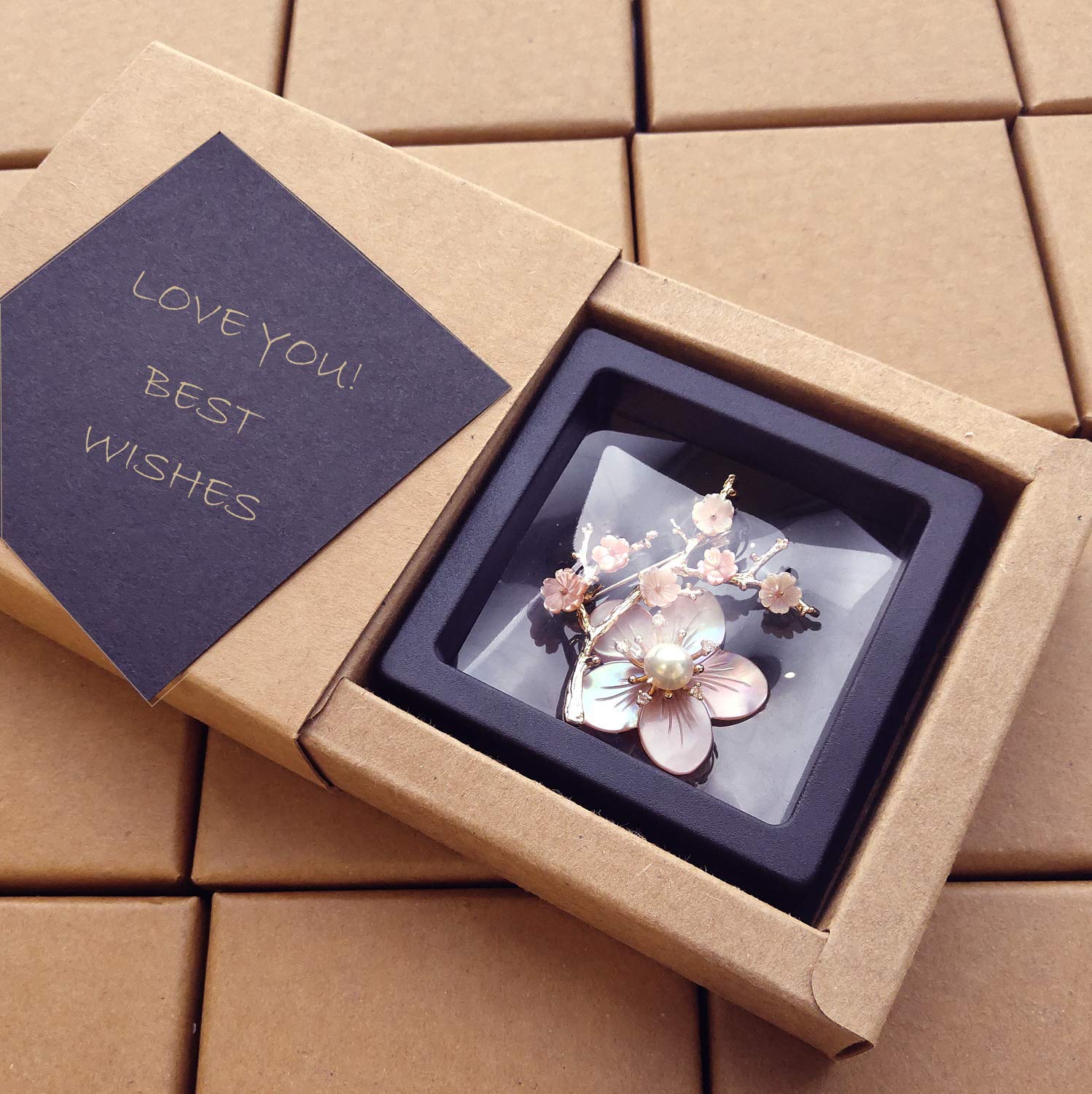 Elegant Crystal & Rhinestone Flower Brooches for Women - Pink Blossom Fashion Jewelry Pins for Birthday, Party, Wedding & New Year Gifts | Perfect for Dresses, Coats, Scarves & Formal Occasions