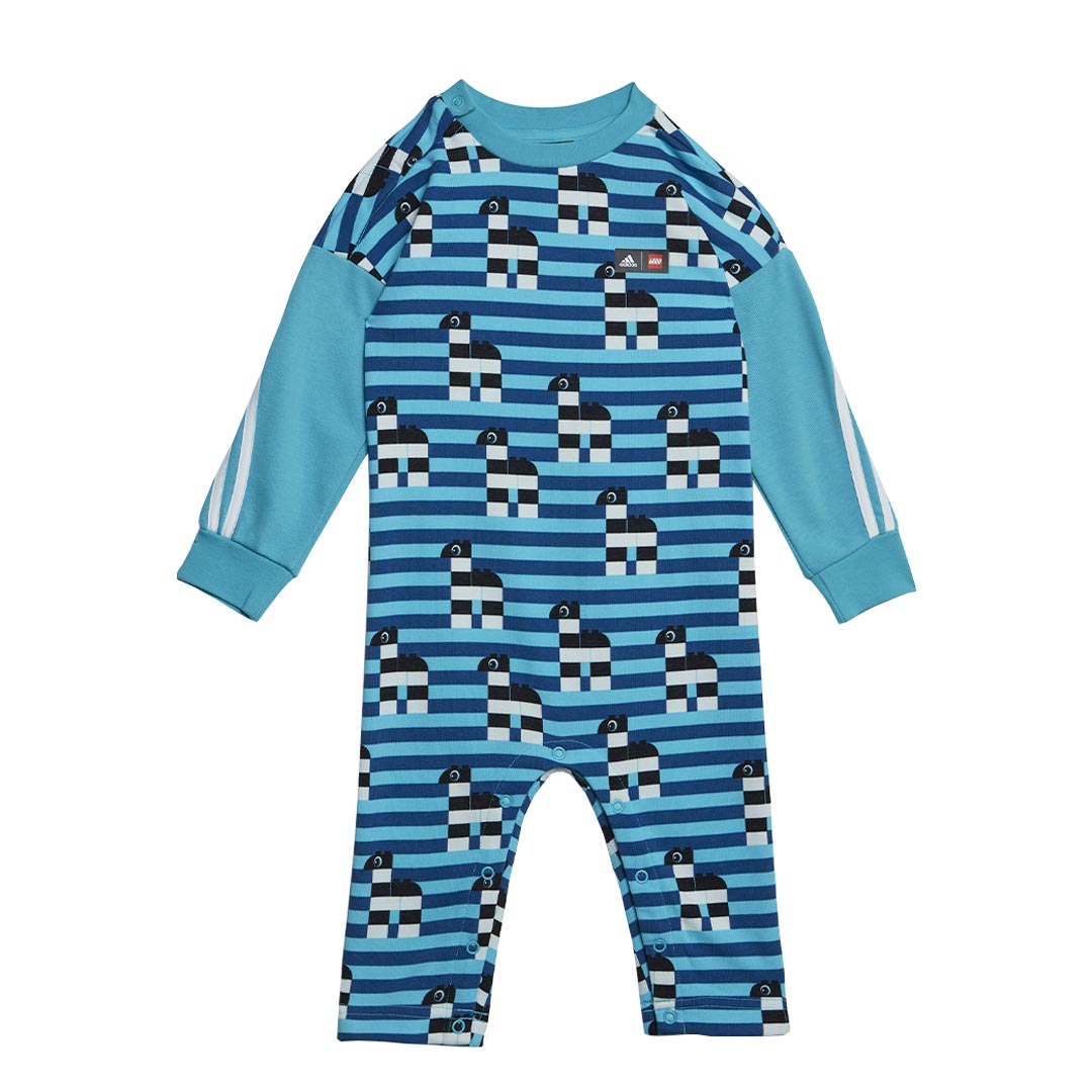 Adidas Kids' Infant & Toddler Adidas x Classic Lego Bodysuit (HB4460) - Comfortable Baby Bodysuit for Playtime & Daily Wear
