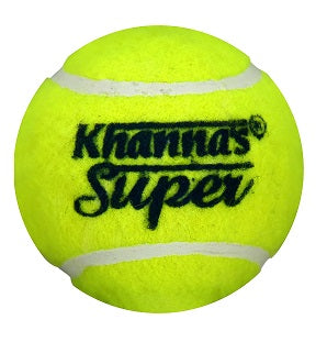 Khanna Super Yellow Hard Tennis Balls - Premium High-Visibility Tennis Balls for Outdoor & Indoor Play, Practice & Training - Perfect for Tennis Courts, Backyard Games & Dog Fetch