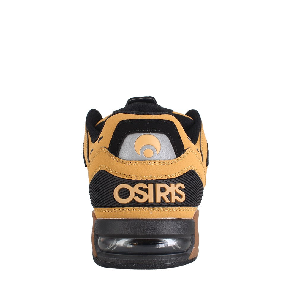 Osiris PERIL Workwear Sneakers - Black & Gum Sole - Durable Skate Shoes for Men & Women | Perfect for Skateboarding, Streetwear & Casual Fashion