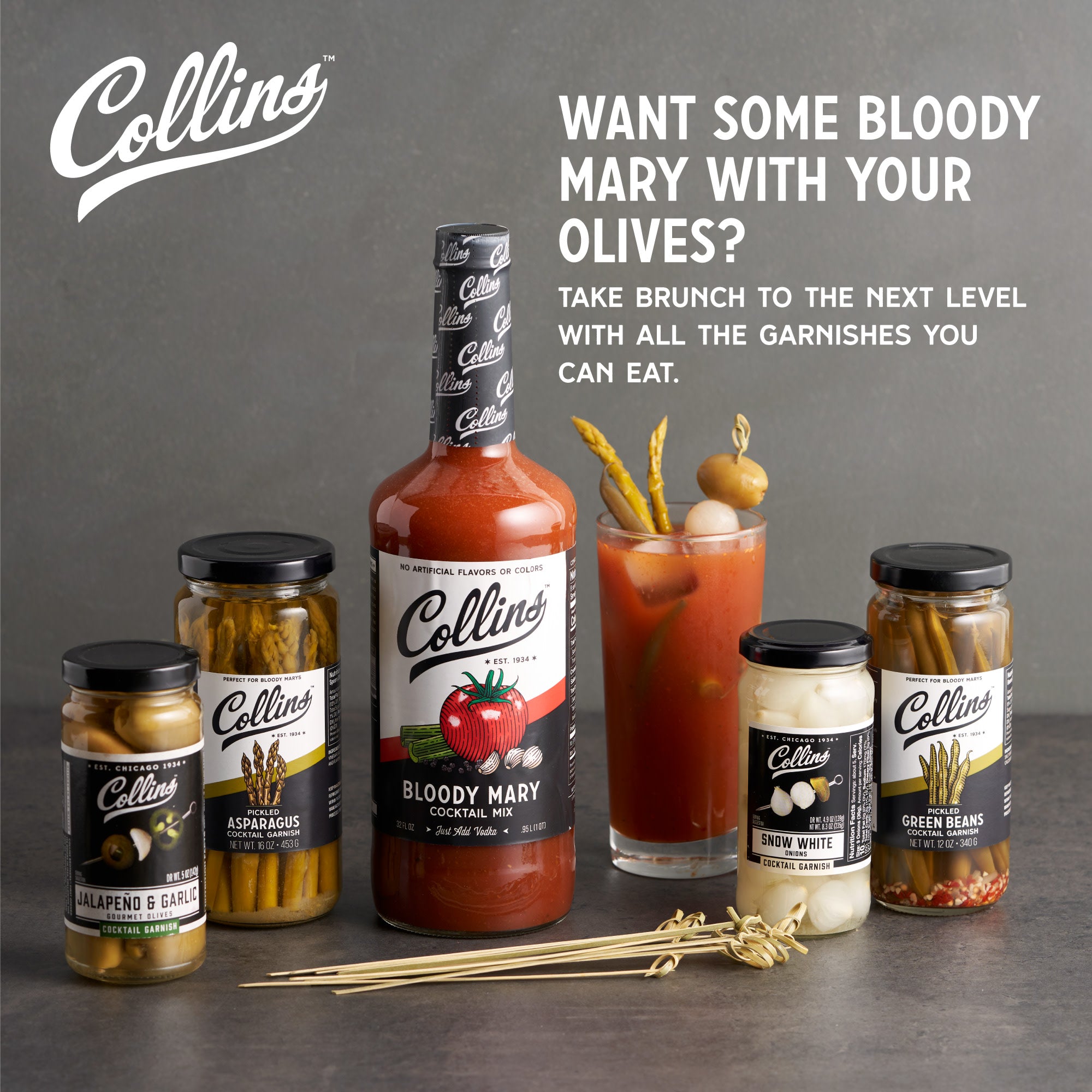 Ultimate Bloody Mary Kit - Premium Cocktail Mix Set with Spices & Garnishes | Perfect for Brunch, Parties & Home Bar Entertainment