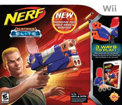 Nerf N-Strike Elite Bundle for Nintendo Wii - Complete Action-Packed Shooting Game Set | Perfect for Family Game Nights & Competitive Play