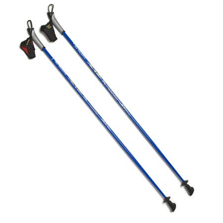 Premium SWIX Aluminum Nordic Walking Poles - 1-Piece Design for Durability - 32 Adjustable Lengths - No Weak Twist Locks - Perfect for Hiking, Fitness & Outdoor Adventures