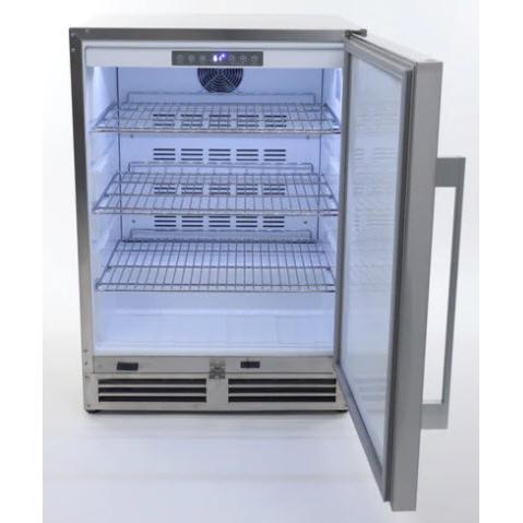 Avanti Elite 24-Inch 5.4 Cu.Ft Outdoor Refrigerator - Stainless Steel, Energy Efficient, Weatherproof for Patio, Backyard & Outdoor Kitchen Use