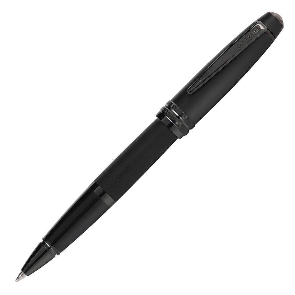 Cross Bailey Rollerball Pen - Black Lacquer with Black Trim - Premium Writing Instrument for Office, School & Gift Giving