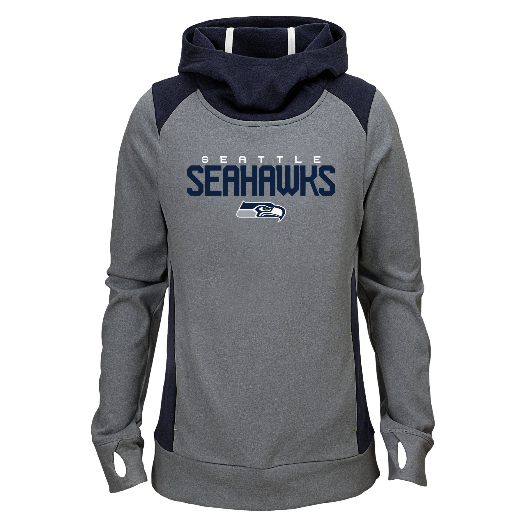 Outerstuff NFL Girls 7-16 Ultimate Funnel Hoodie - Official Licensed Football Pullover for Teen & Youth - Perfect for Game Day, School & Winter Sports