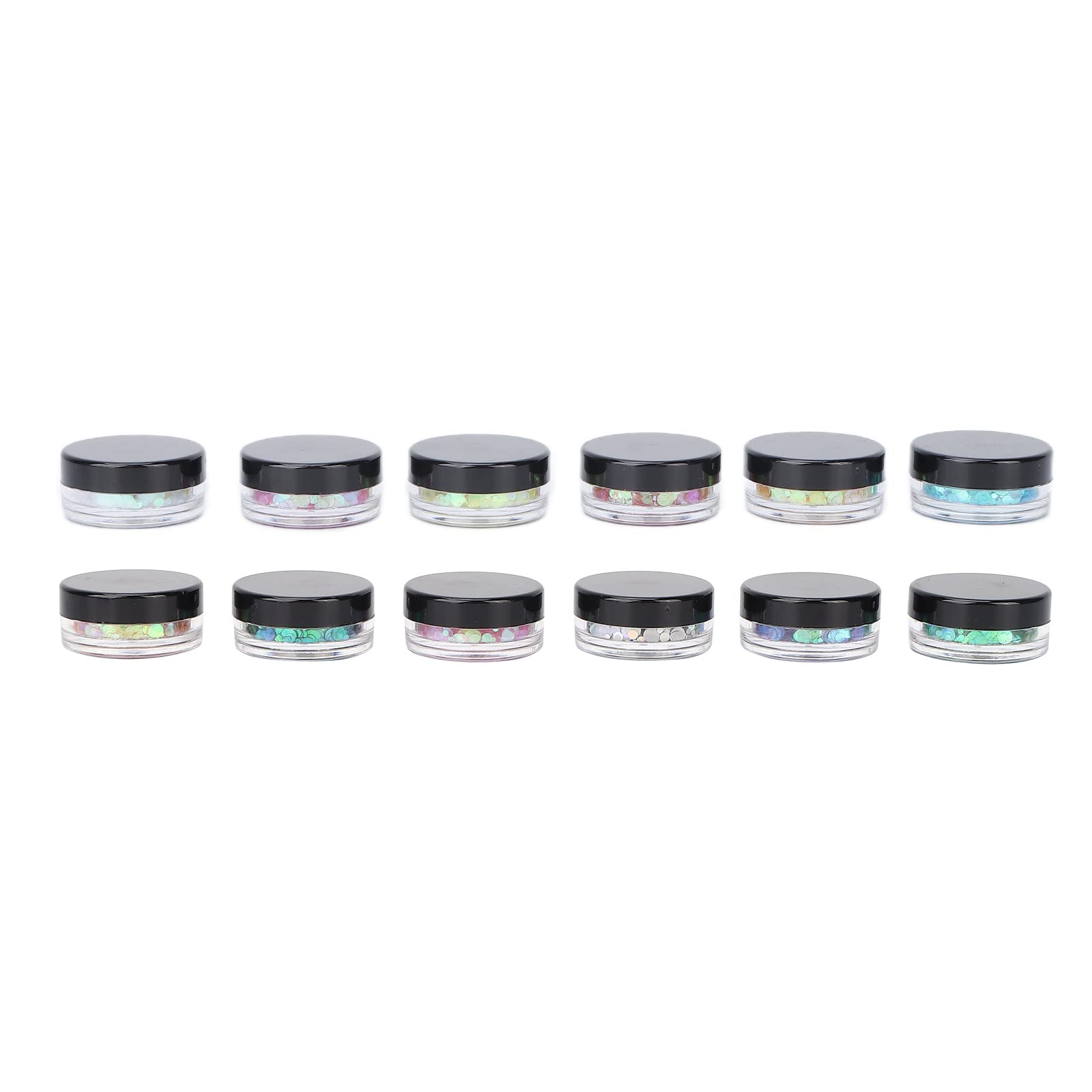 Holographic Nail Sequins & Glitter Powder - DIY Nail Art Kit for Beginners, Professionals & Nail Shops | Perfect for Home Manicures, Salon Treatments & Party Nail Designs