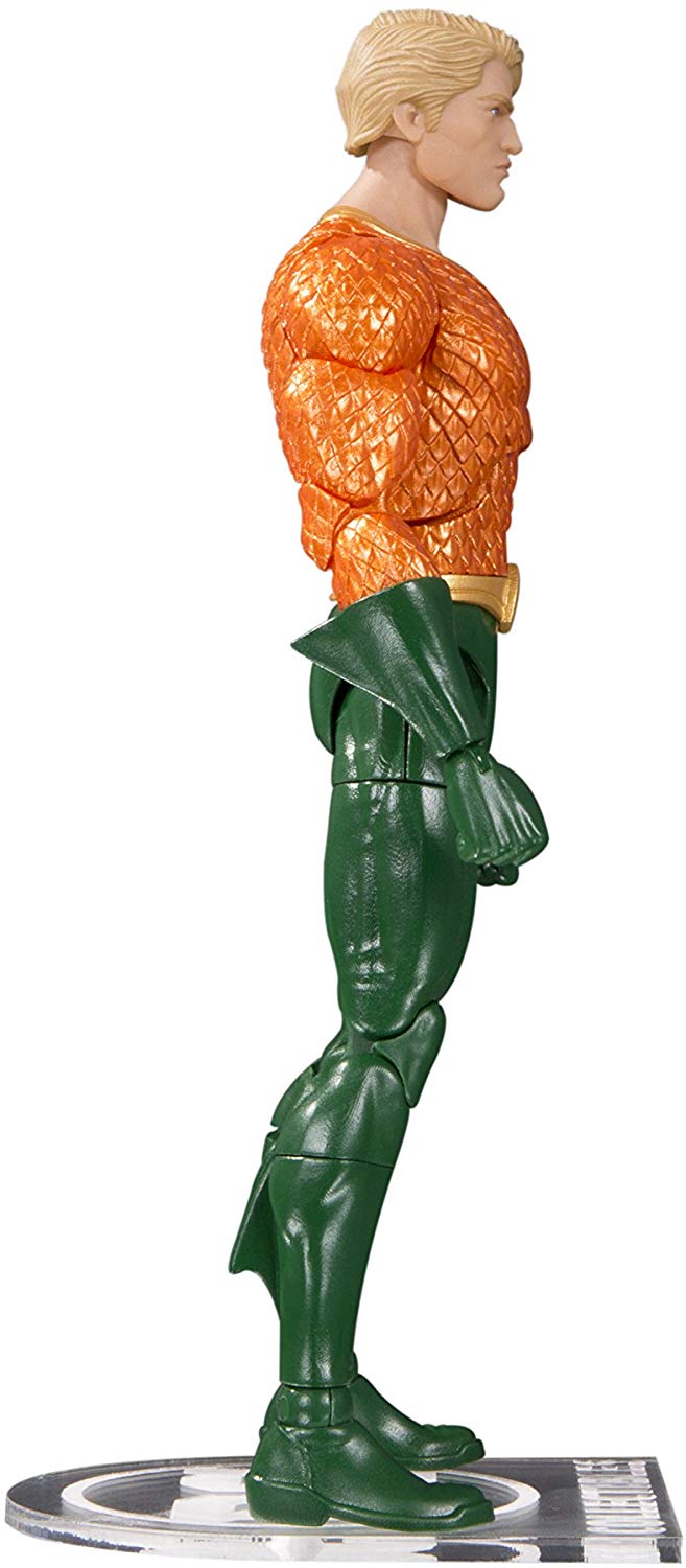 DC Essentials Aquaman Action Figure - 7-Inch Collectible Figure with Trident & Detailed Sculpt - Perfect for Display, Gifts, and DC Comics Fans