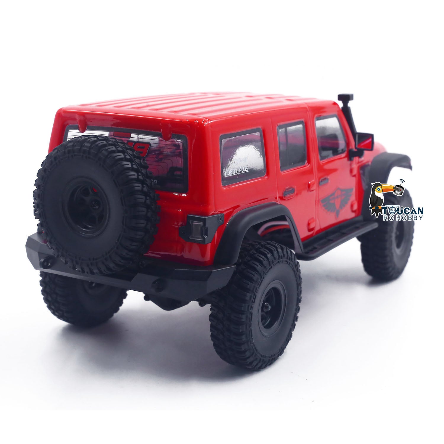 1:18 Hobby Plus CR18 RTR 4x4 RC Rock Crawler - Ready to Run Remote Control Off-Road Vehicle for Adults & Kids - Perfect for Trail Adventures, Backyard Crawling and RC Hobby Enthusiasts