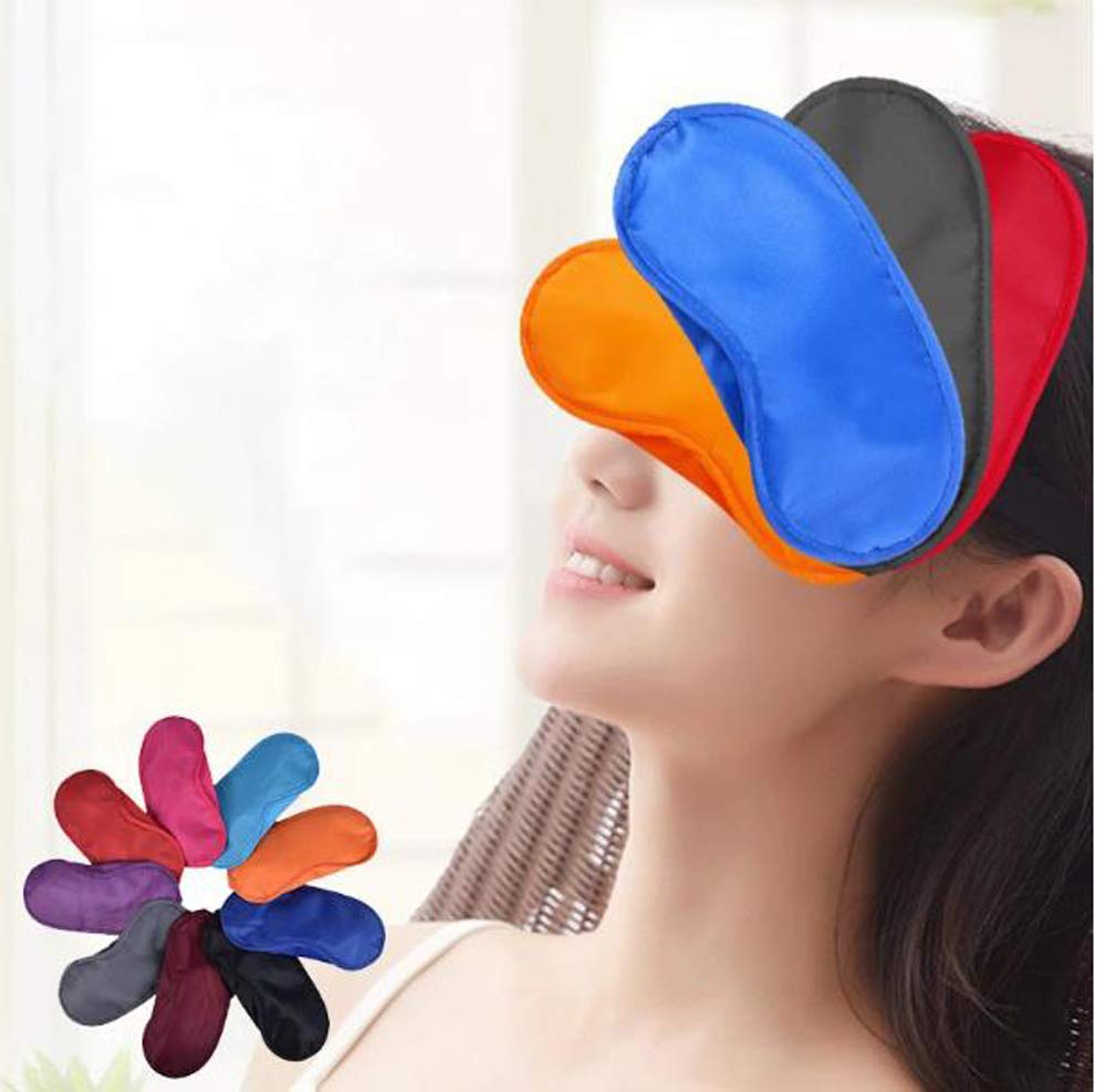 24 Pcs Soft Comfortable Eye Mask for Sleeping, Travel & Party - Blackout Blindfold with Nose Pad for Better Sleep - Perfect for Airplane, Nap, Meditation & Nighttime Use