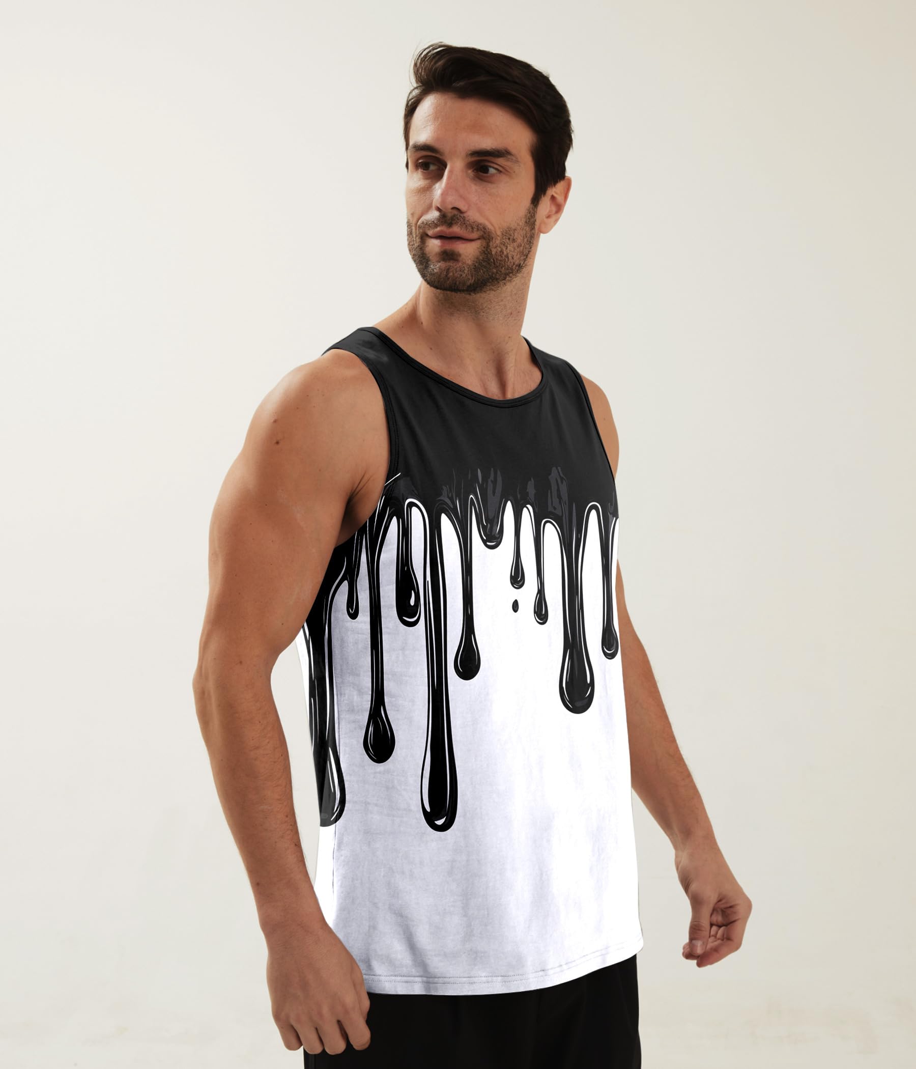 Funny Graphic Men's Tank Tops - Breathable Sleeveless Summer Shirts for Gym, Beach & Casual Wear | Trendy Graphic Tees for Men
