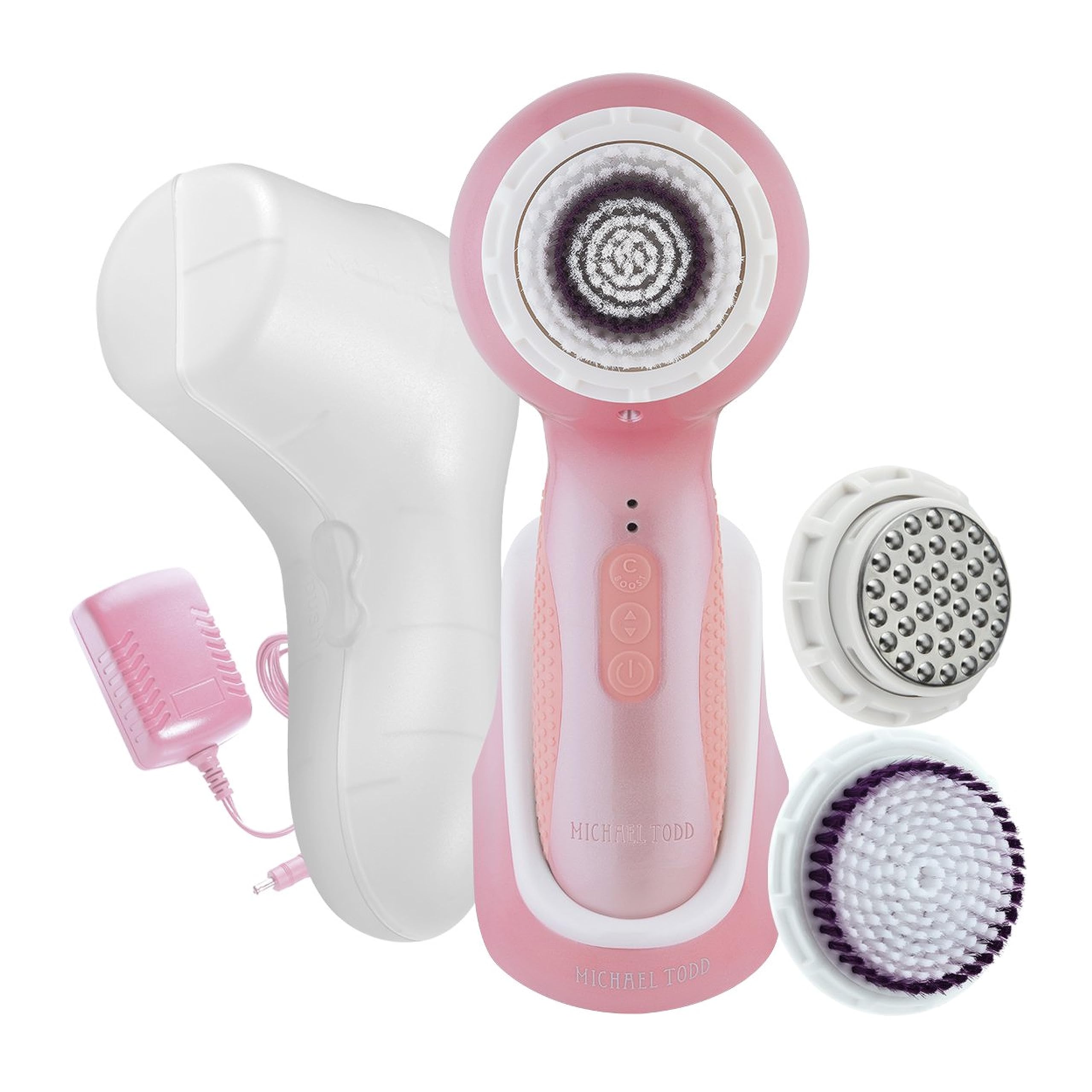 Michael Todd Beauty Soniclear Elite Facial Cleansing Brush - 6-Speed Rechargeable Face & Body Exfoliator for Deep Pore Cleaning - Perfect for Daily Skincare Routine & Spa-Like Home Treatments