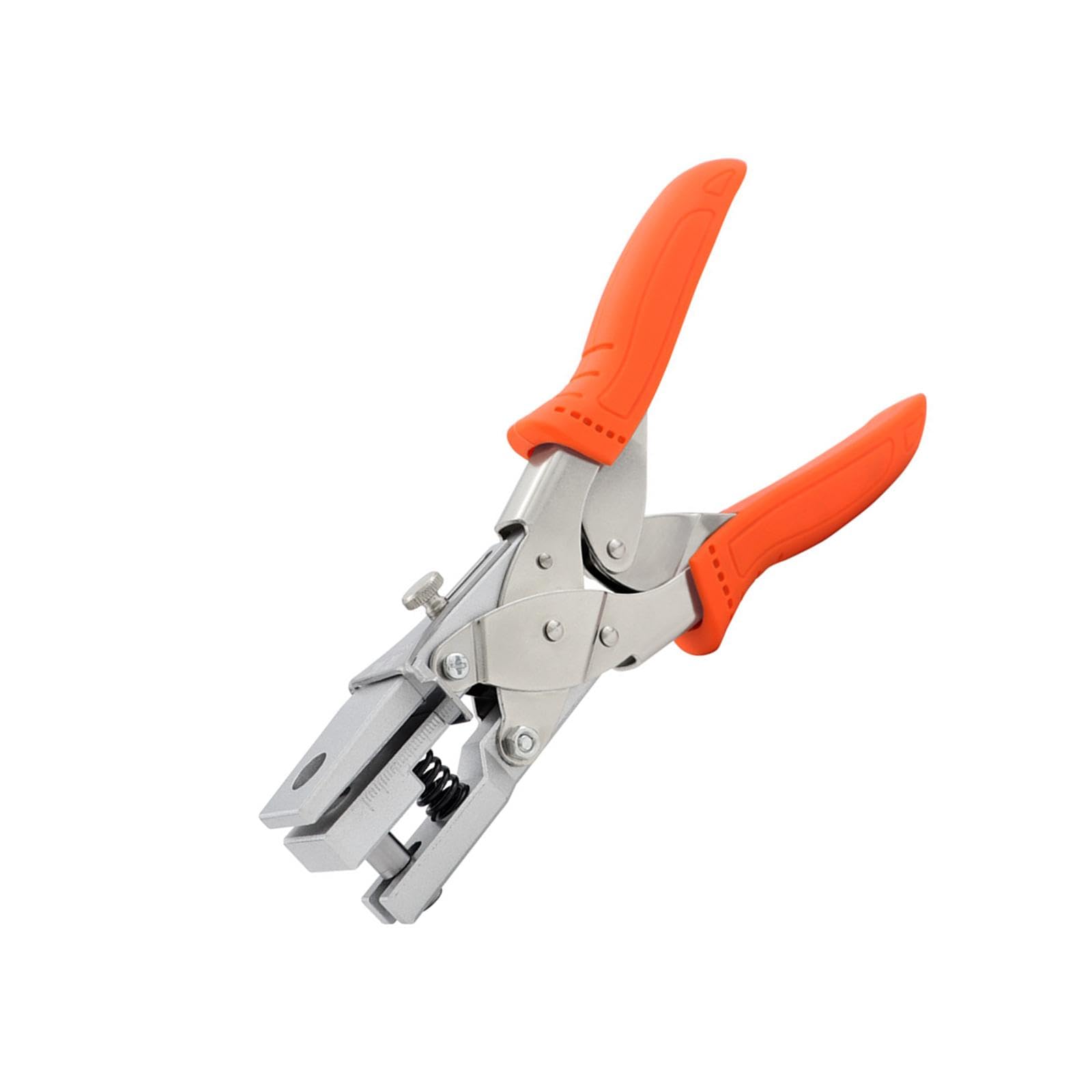 Rockible Heavy Duty Single Hole Punch - Metal Hole Puncher with Comfortable Grip Handle, Portable Punching Pliers for Paper, Badges, Cardboard & Scrapbooking - Perfect for Office, School, Craft Projects & DIY Supplies
