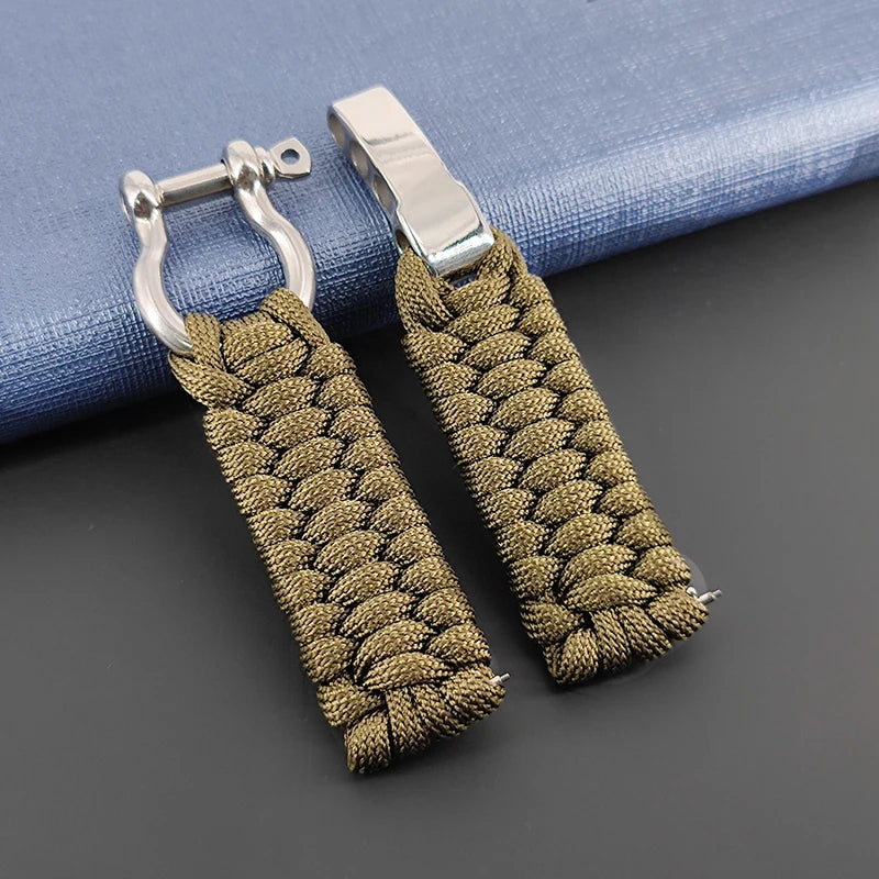 Survival Paracord Rope - 550lb Braided Nylon Bands for Camping, Hiking & Emergency Preparedness | Outdoor Gear & Tactical Accessories