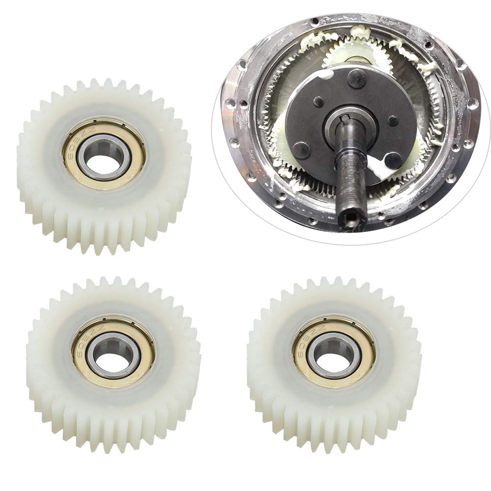 36 Teeth Electric Gears - 3PCS Nylon Professional 36T E Motor Gear Clutch Tool Accessory for RC Cars, Drones & DIY Robotics Projects